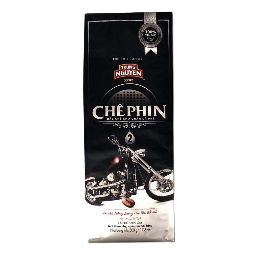 Cà phê trung nguyên chế phin 2 - bịch 500gam - cà phê rang xay đặc chế cho quán cà phê