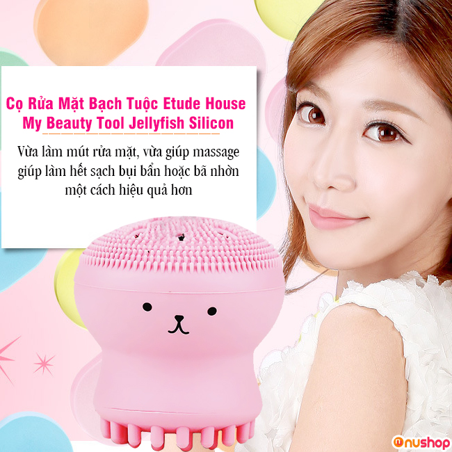 ❌BÁN SỈ❌ Cọ rửa mặt bạch tuộc massage