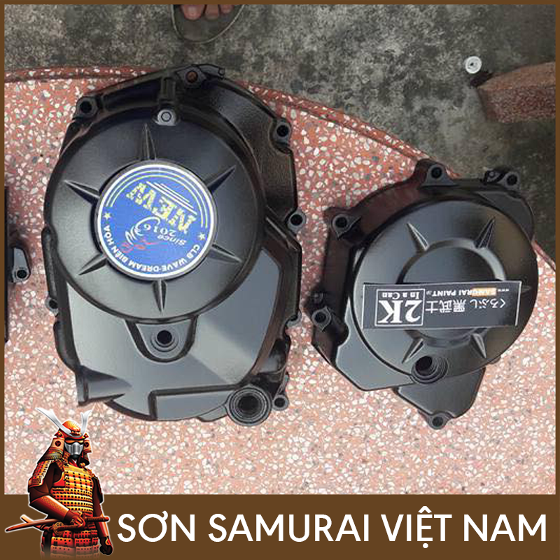 Sơn samurai nhám  - Combo màu đen nhám 109A sơn xịt samurai