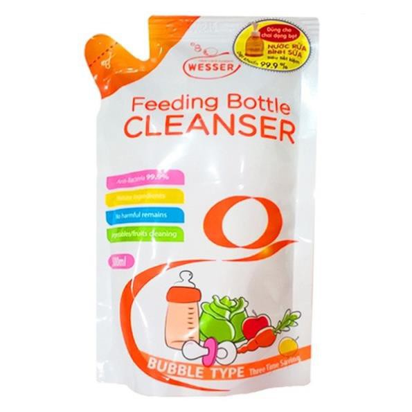 Nước rửa bình sữa Wesser- GÓI 500ml (M047)