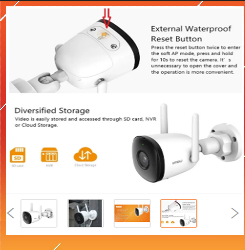 Camera Imou F22P Ngoài trời