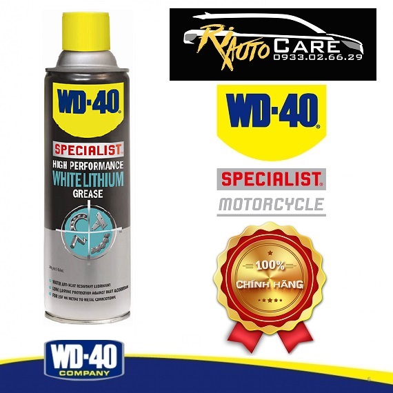[HCM] Dầu nhờn bôi trơn tác dụng cao WD-40 White Lithium Grease 360 ml