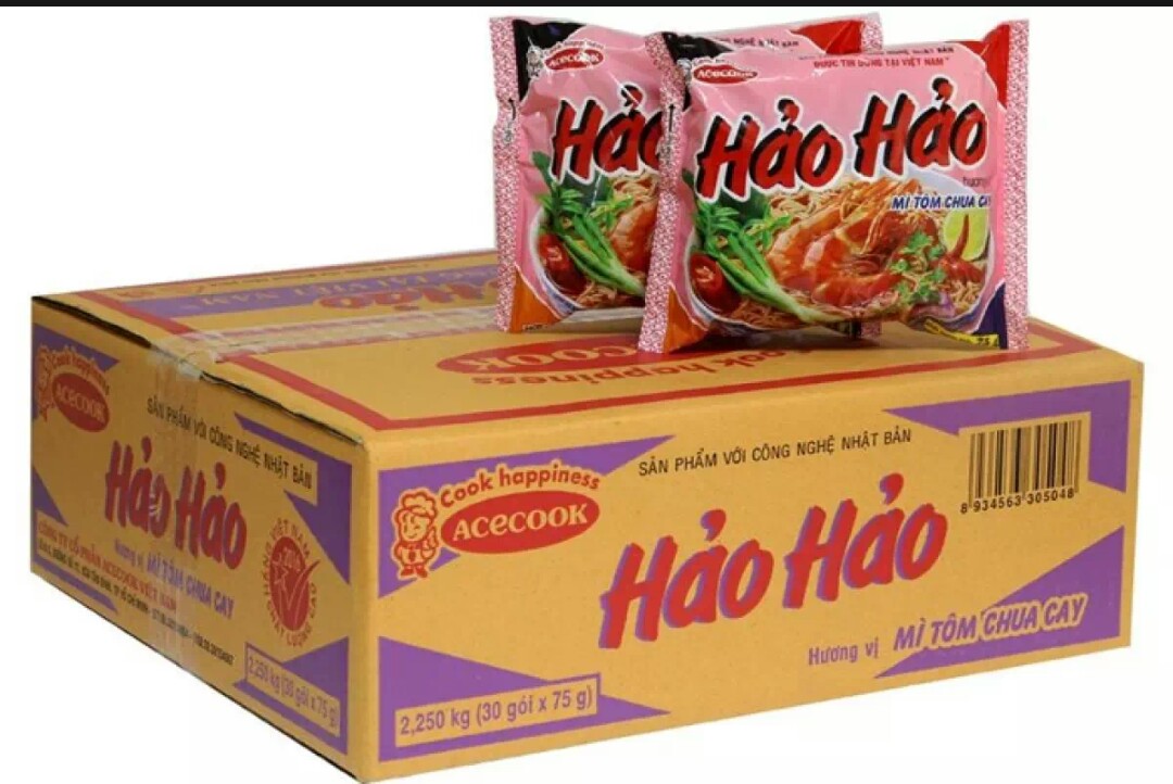 Mì tôm hảo hảo tôm chua cay mới ( thùng 30 gói )