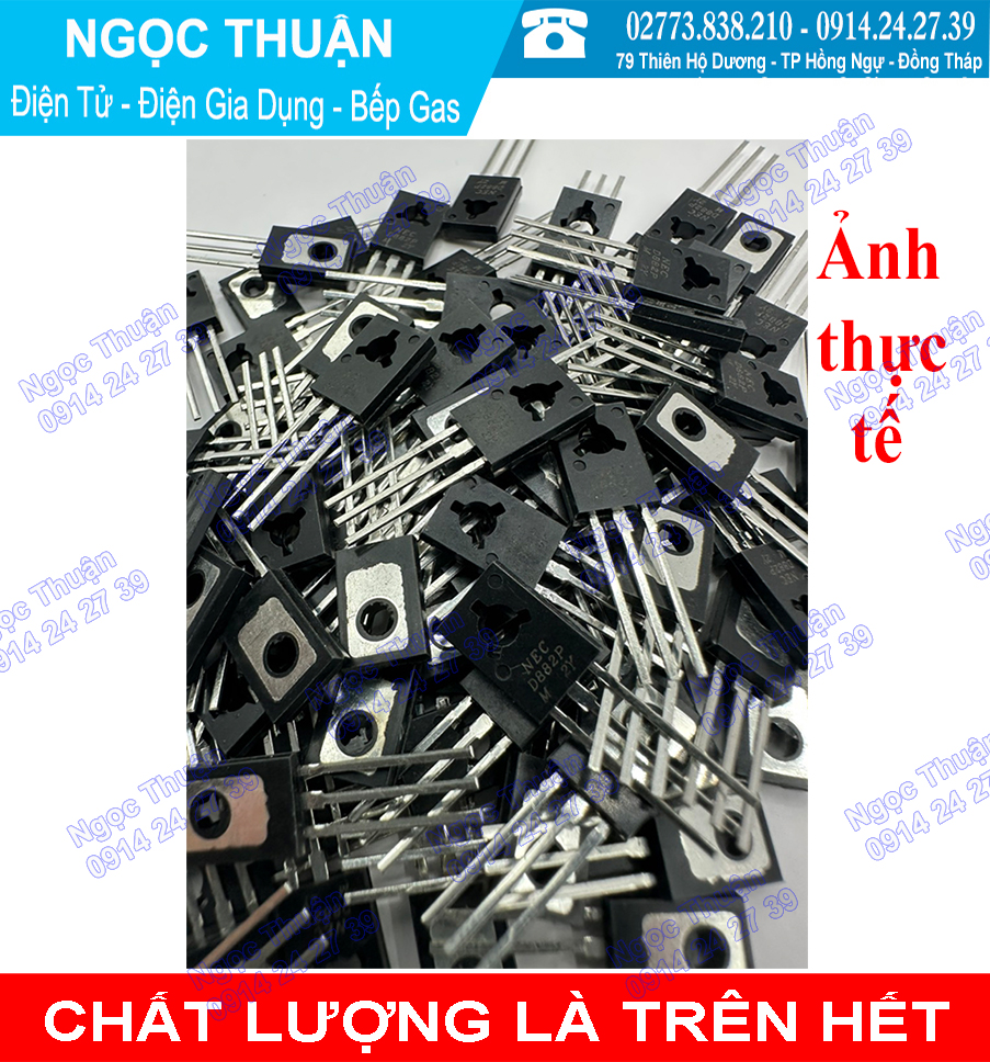 Cặp transistor B772 + D882