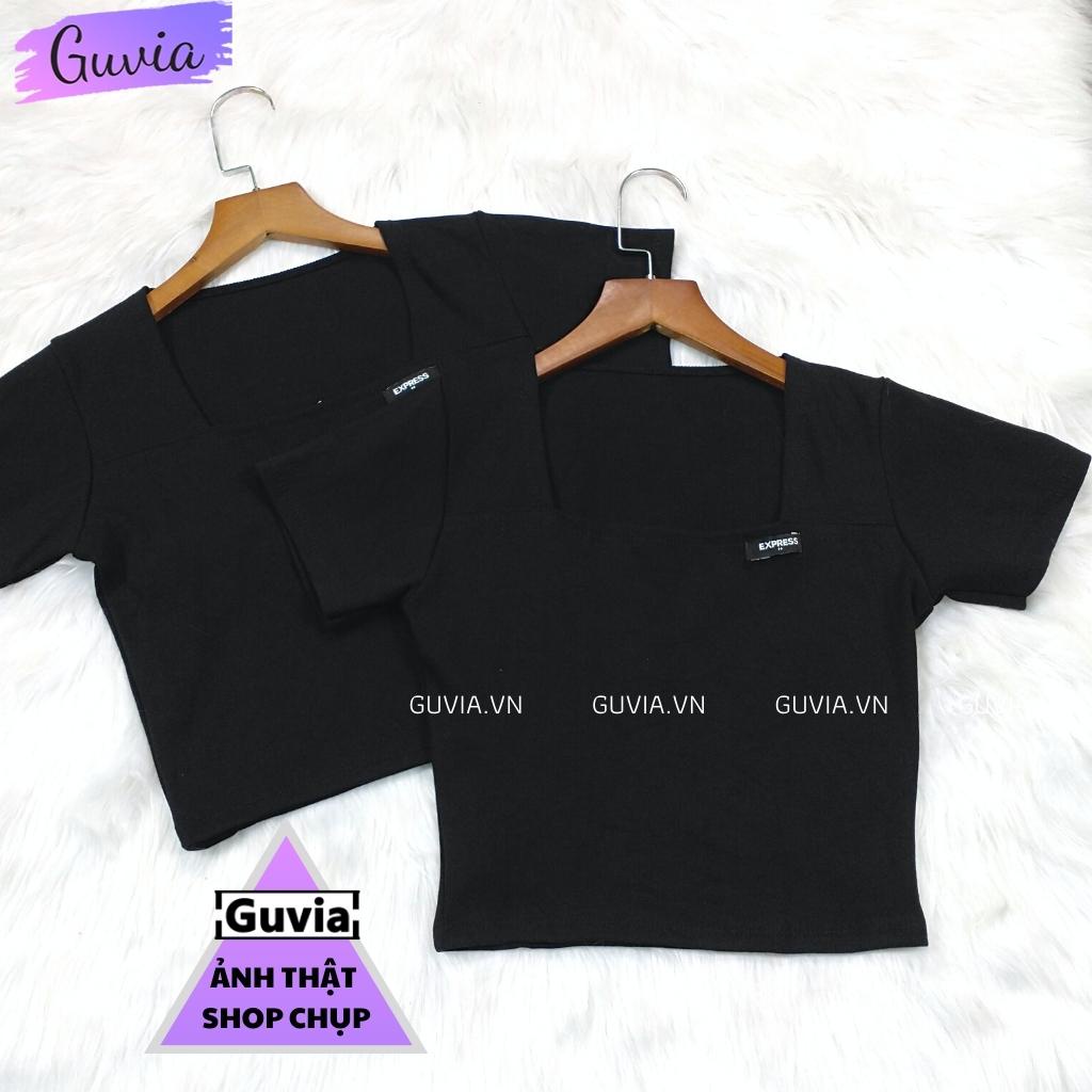 ÁO CỔ U THÊU THUN GÂN YÊU 5