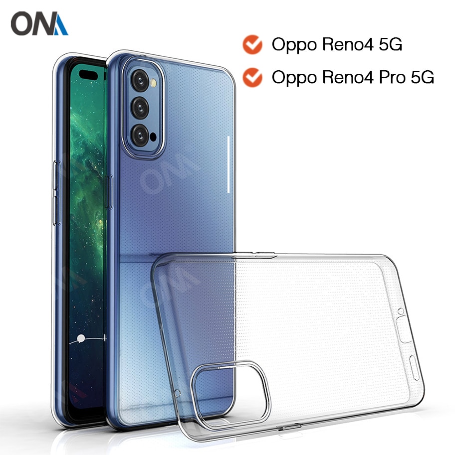 Ốp Oppo Reno 4 dẻo trong suốt (Loại đẹp)