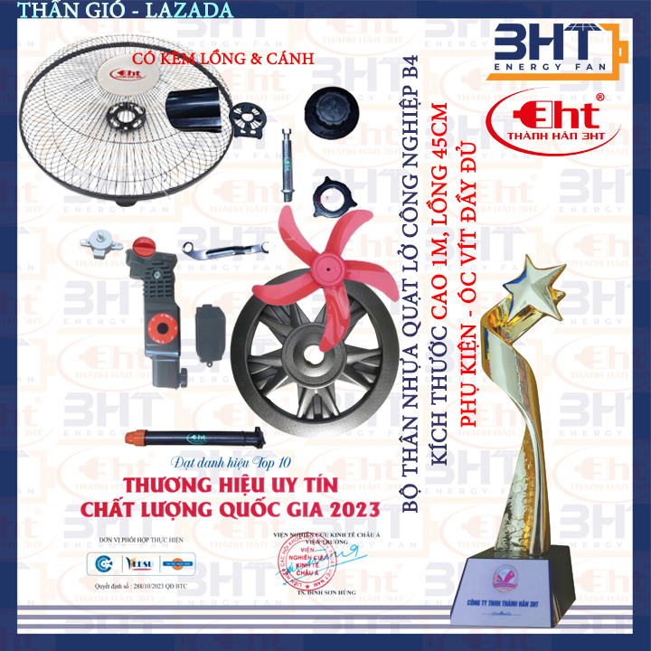 BỘ THÂN QUẠT LỠ B4 (KO CÓ ĐỘNG CƠ)
