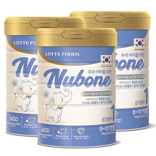 sữa bột NUBONE step 1 - 750G (DINH DƯỠNG CHO TRẺ TỪ 0-12 THÁNG TUỔI)