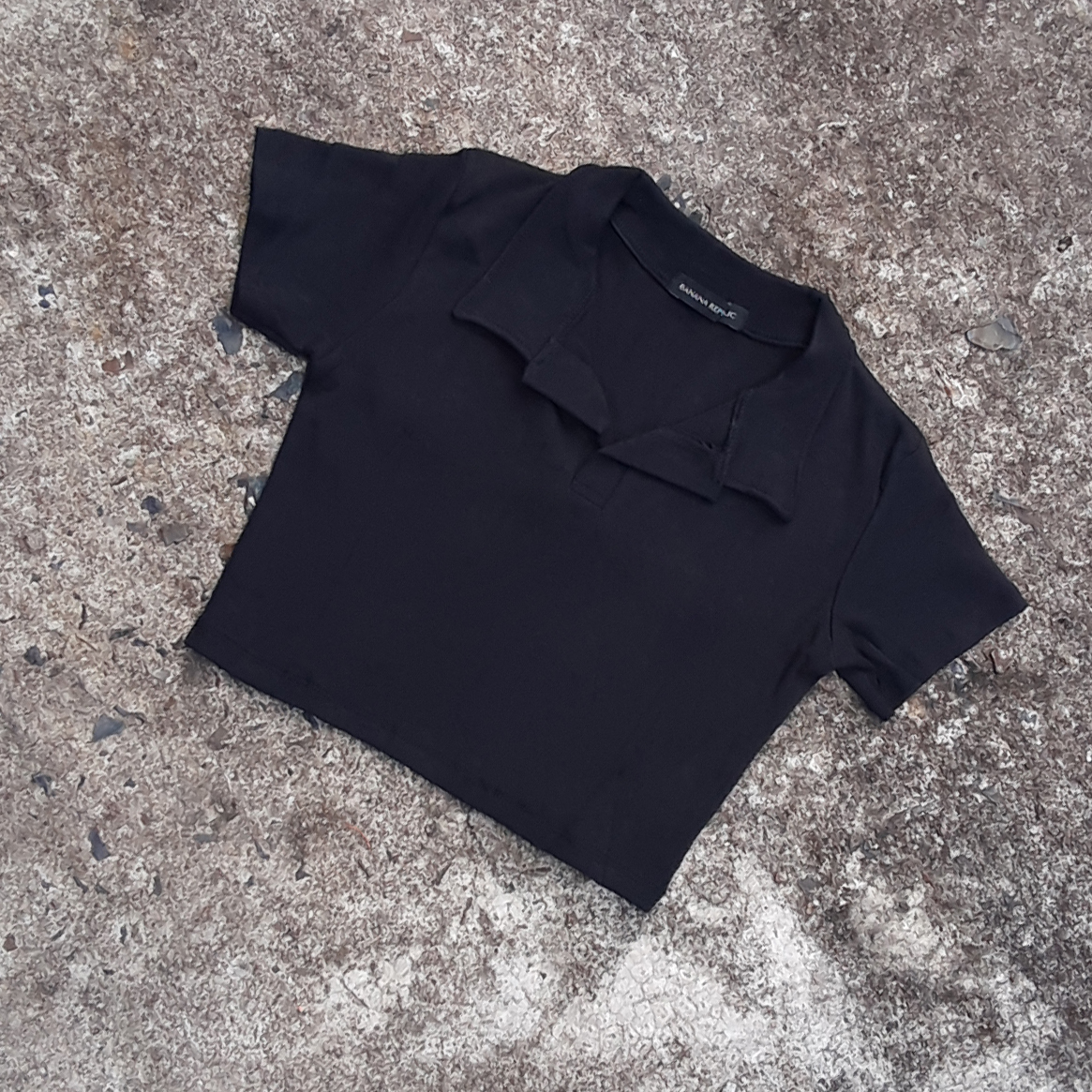 Áo croptop nữ cổ bẻ thời trang cao cấp XIXO