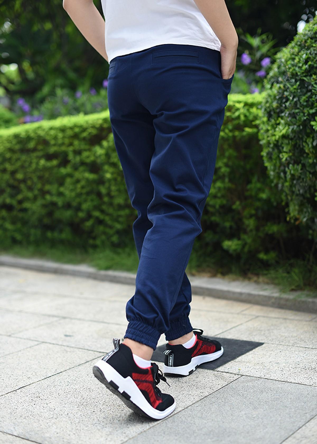 Quần jogger kaki nữ co giãn 4 chiều phong cách thể thao m02-s