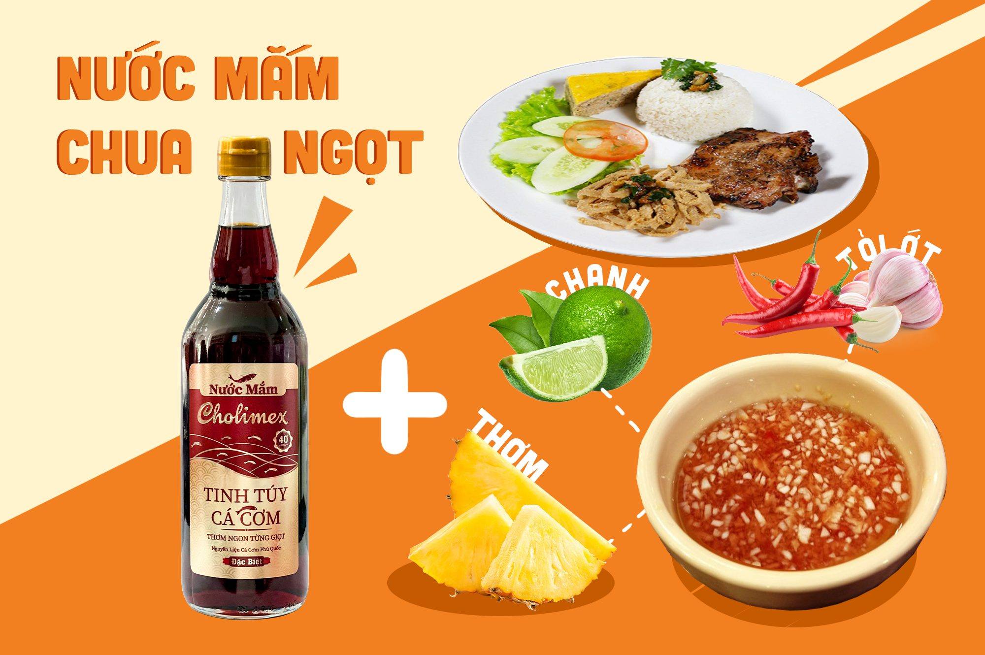 Nước mắm Cholimex 40 độ đạm - 500ml