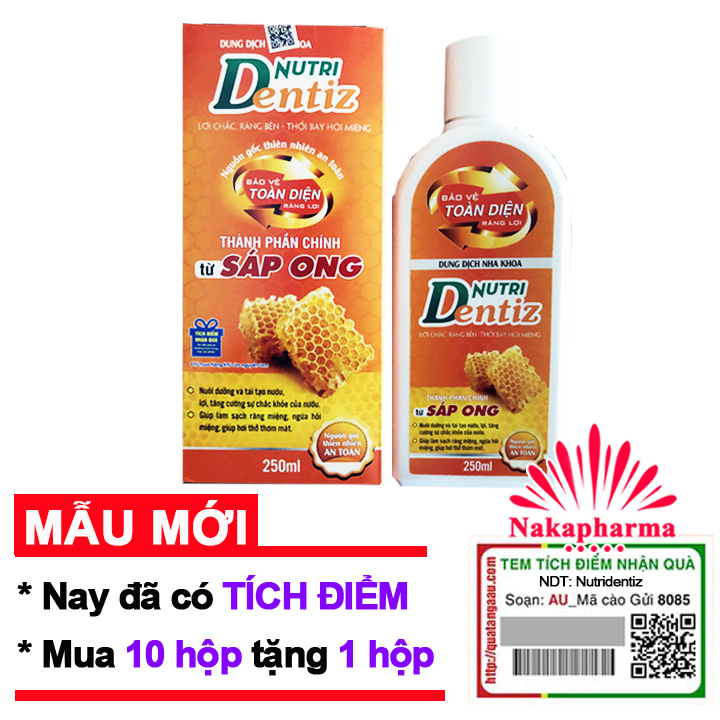 Nước súc miệng NutriDentiz Nutri Dentiz