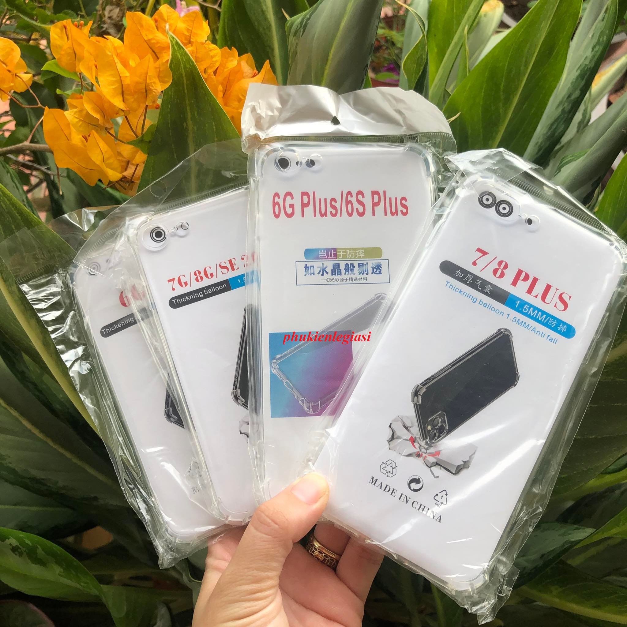 Ốp chống sốc Iphone đu dòng máy giá siêu rẻ ip5 ip5s ip6 ip6s ip7 ip8 ip7plus8