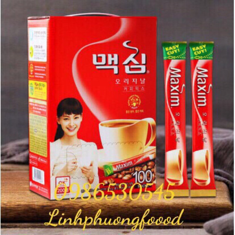 Cà Phê Hoa Tan Maxim Original 12G*100 Gói