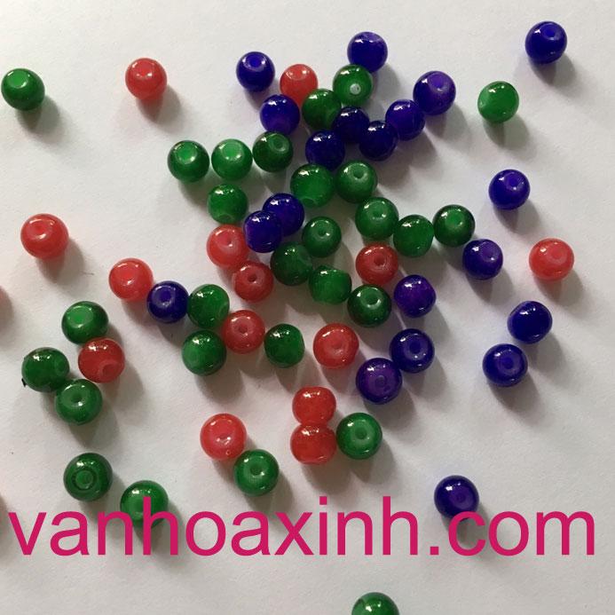 Hạt đá màu bóng 6-8mm (chọn màu và size) RS115A