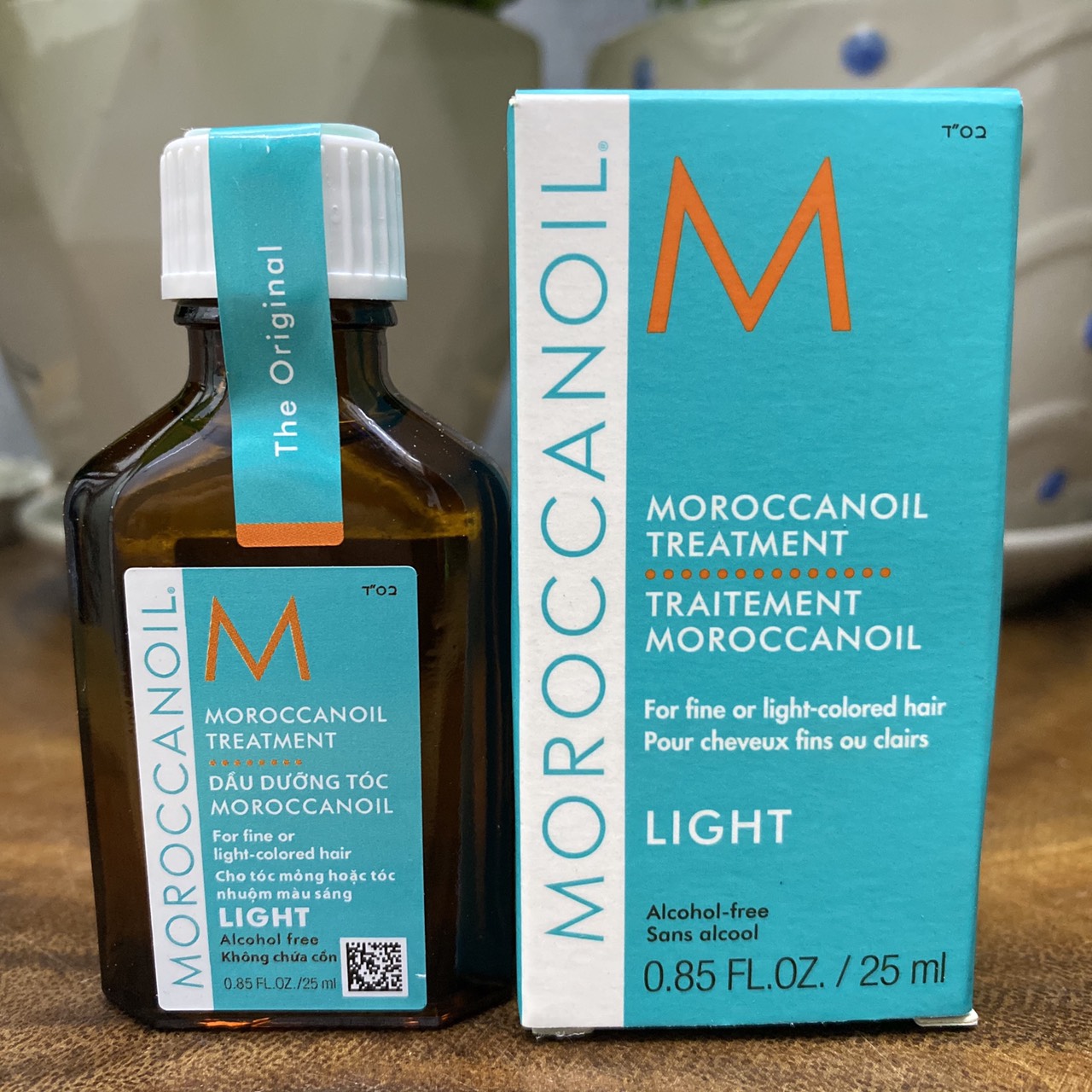 Tinh dầu dưỡng tóc Moroccanoil Treatment Light 25ml