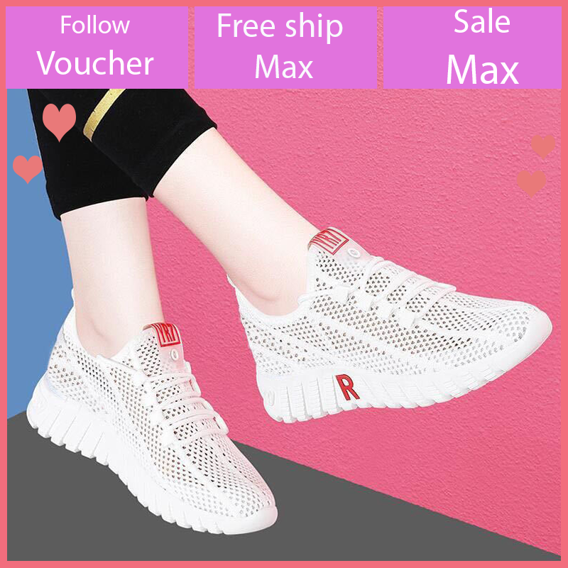 Giày sneaker thể thao nữ thời trang mới nhất buộc dây siêu nhẹ V254