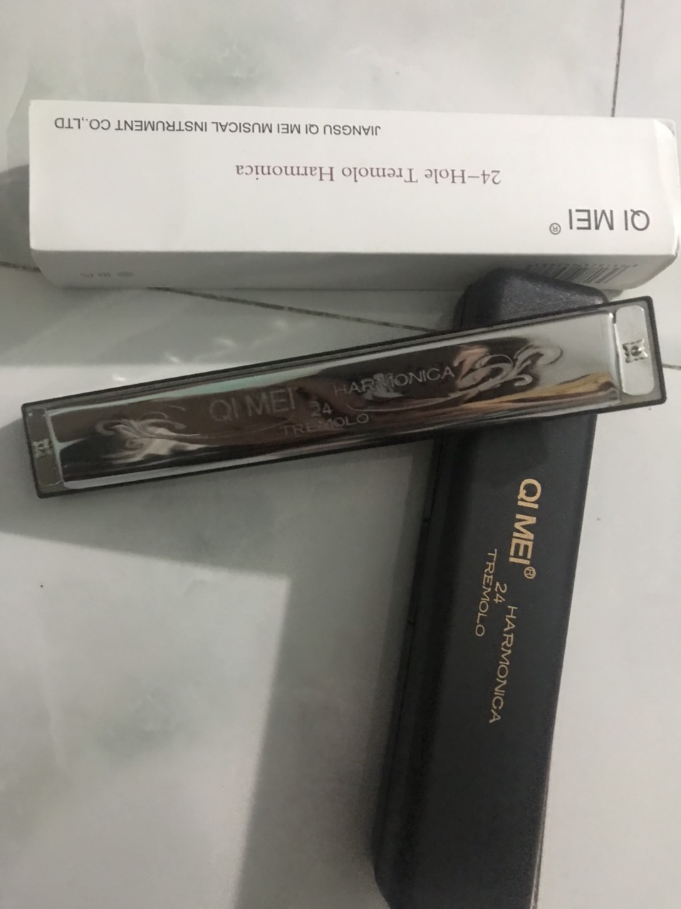 Kèn Harmonica QI MEI 24 lỗ 2 hàng cao cấp