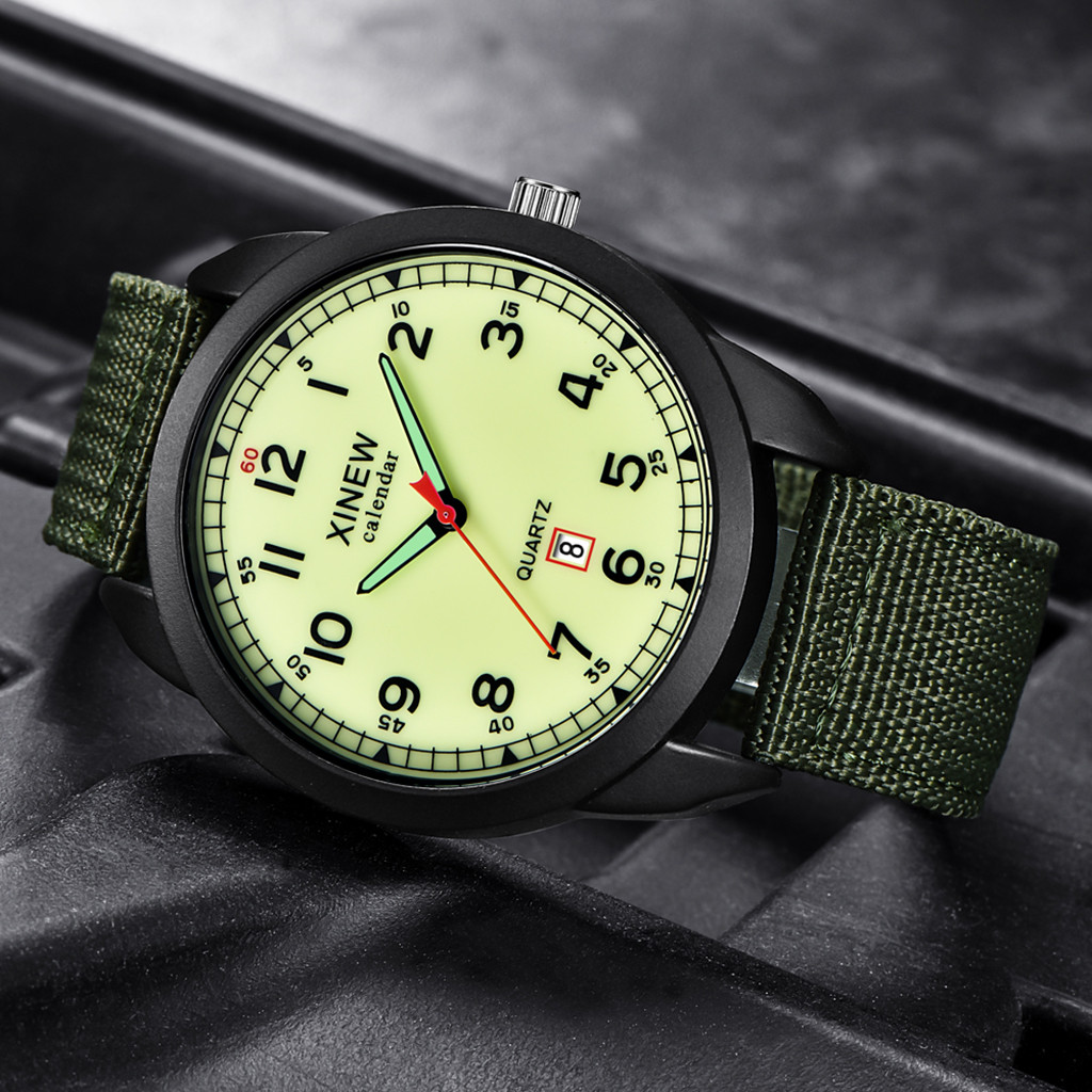 [HCM]Đồng hồ Nam Dạ Quang Full mặt chuẩn style US Army