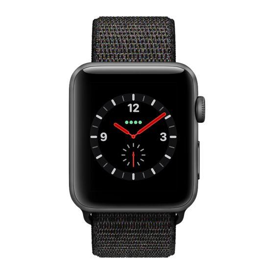 Dây đeo Apple Watch, dây Sport Loop Black Regular 42mm