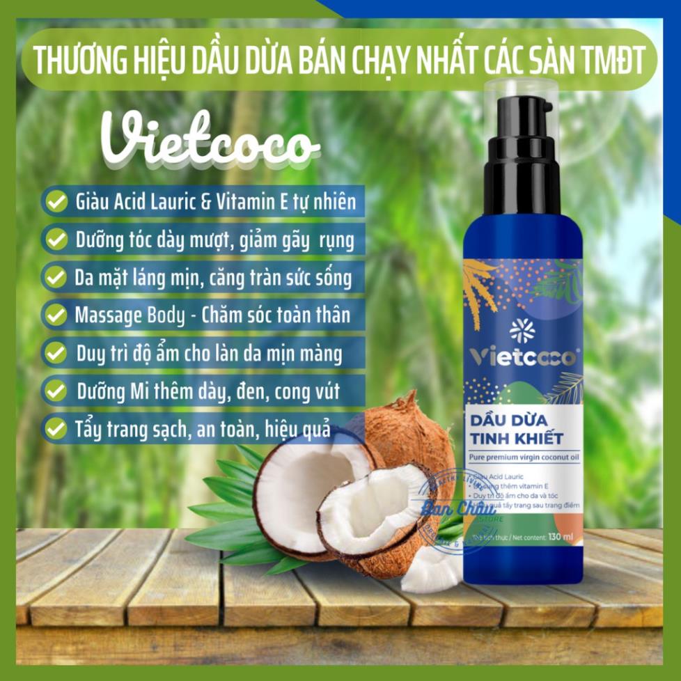 Dầu Dừa Mỹ Phẩm Organic Vietcoco