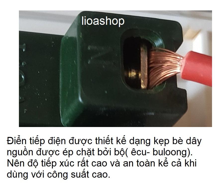 COMBO Ổ ĐƠN 2 CHẤU VUÔNG LiOA - LẮP NỔI.