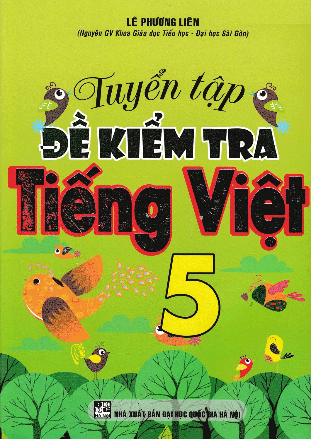 Tuyển tập đề kiểm tra tiếng việt lớp 5