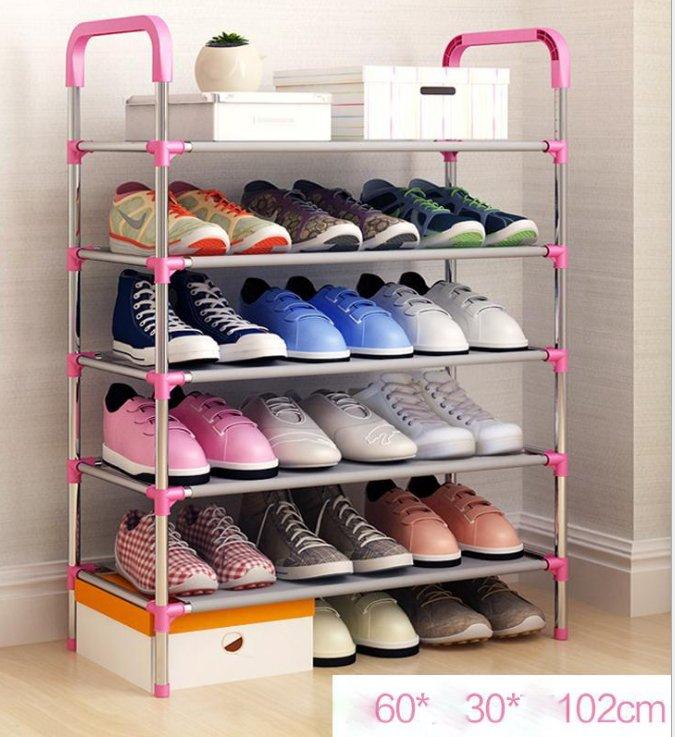 Kệ Giày Dép 5 Tầng Inox