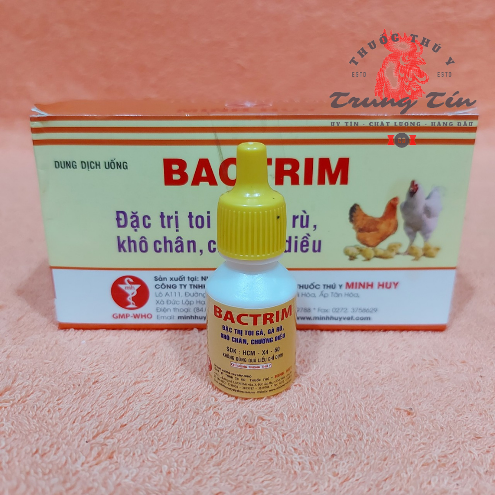 BACTRIM - thuốc gà đá đặc trị - gà rù gà toi khô chân chướng diều