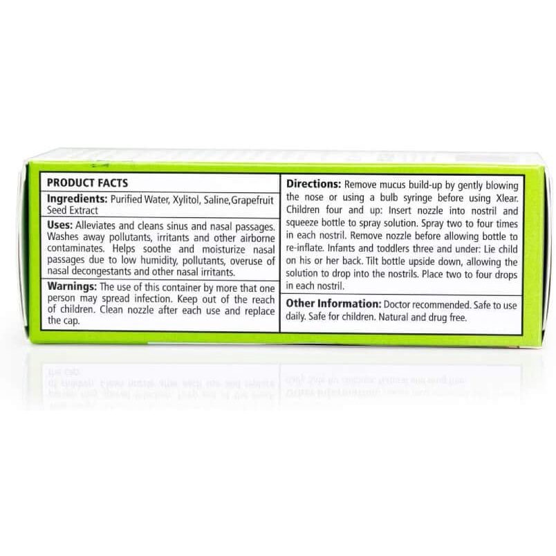 [Hàng Mỹ] XỊT MŨI XLEAR GIÚP THÔNG MŨI CHO BÉ - 22ML