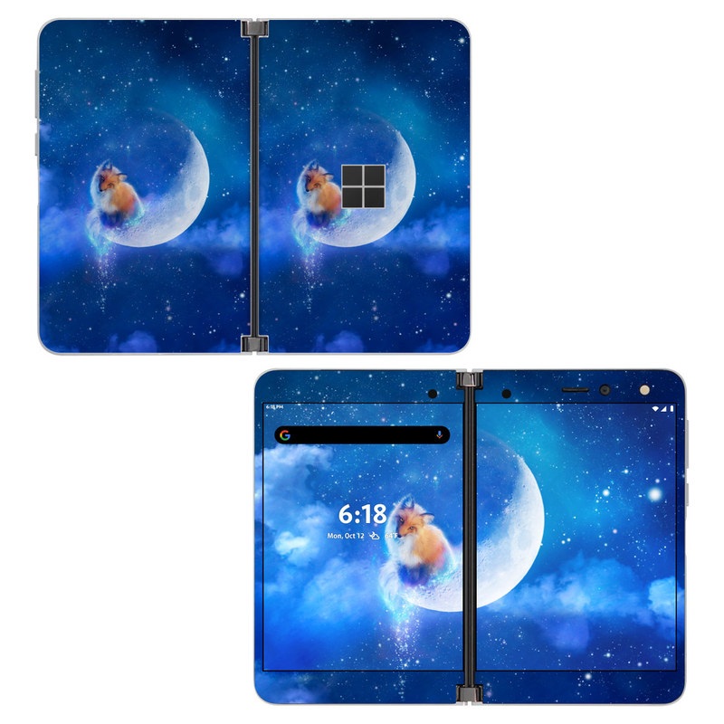 Skin decal dán Surface Duo mẫu Moon Fox