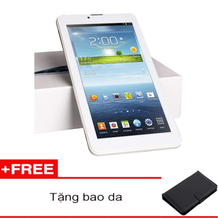 Máy tính bảng Matsuma 1G Ram, 16G Rom (3G, 2 SIM) + Màn hình 7inch IPS (độ phân giải 1024 x 600) cho hình ảnh rõ nét hơn màn hình HD Tặng bao da