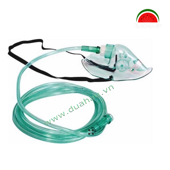 [1 Bộ] Đồng Hồ Oxy Y tế có Mặt nạ chụp
