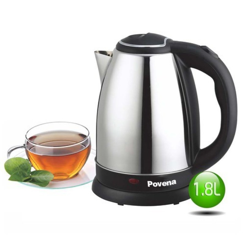 Povena - Combo Nồi Kho Cá Dùng Điện Pvn -25 Dung Tích 2,5 Lít Và Ấm Đun Nước Pvn-18 Dung Tích 1,8L