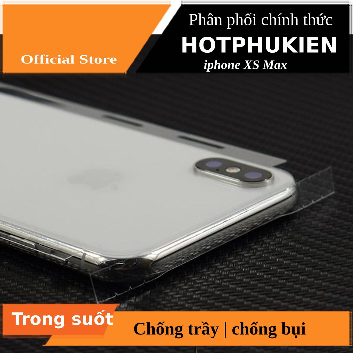 [HCM]Miếng dán PPF Full viền mặt lưng sau cho iPhone Xs Max hiệu WOTAER - Phân phối bởi Hotphukien