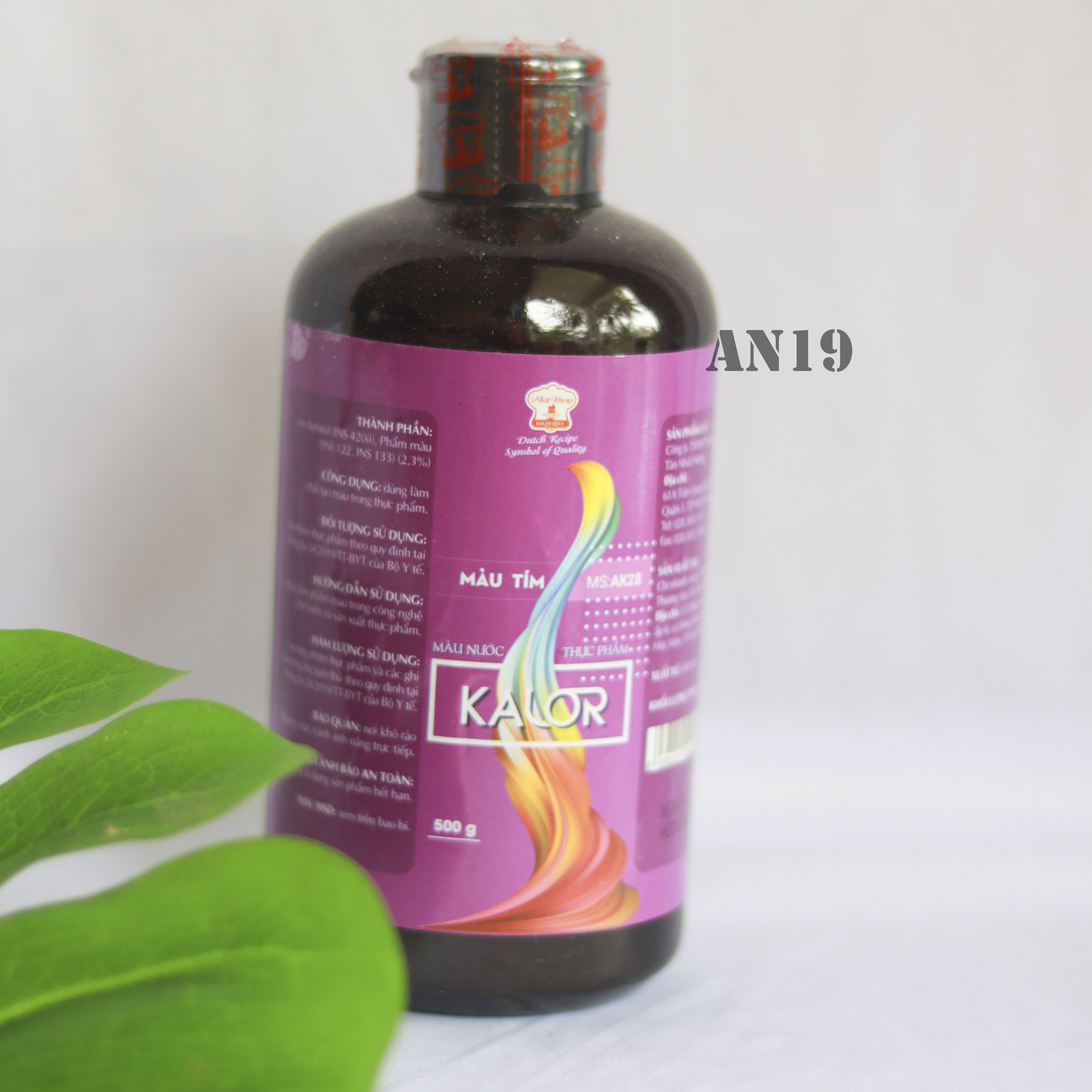Màu Nước Thực Phẩm Màu Tím Kalor 500gr