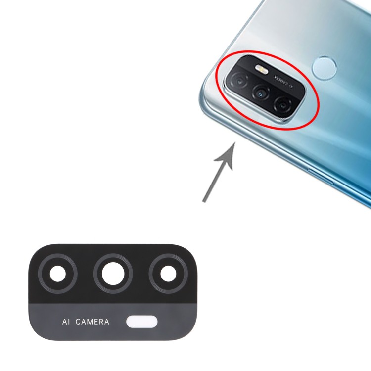 Mặt Kính Camera Sau Oppo A53 Dành Để Thay Thế Kính Camera Trầy, Vỡ, Bể Linh Kiện Thay Thế