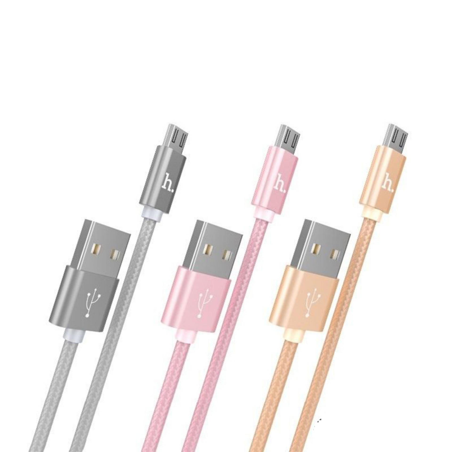 Cáp Sạc Nhanh HOCO X2 Android MicroUSB dây dù 2019 NEW - Tặng Que Chọc Sim Pacific