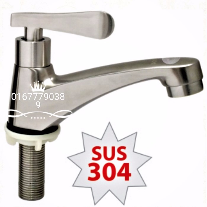[HCM]vòi lavabo inox 304