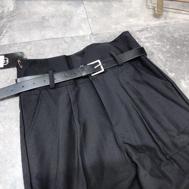 Quần baggy công sở cạp V