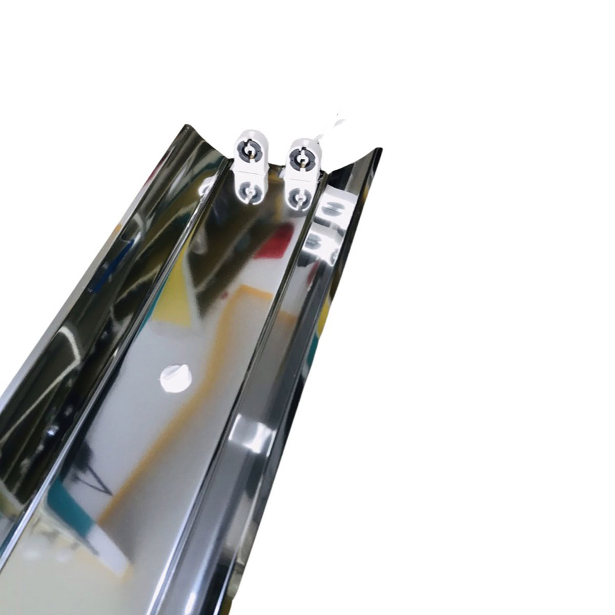 [HCM]Máng đèn LED Inox 1m2 - Máng chóa đèn inox đôi (IN - C2 - 120)