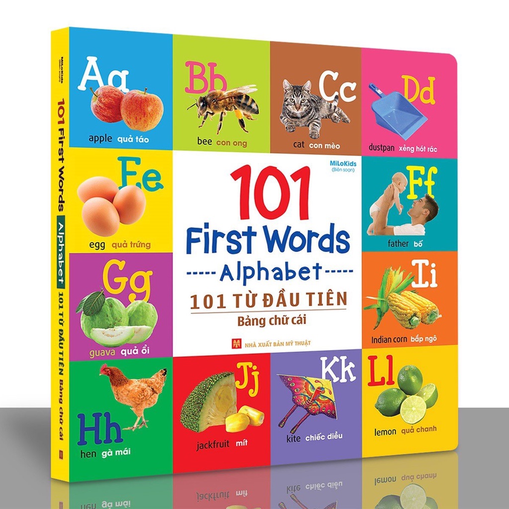 Sách: 101 First Words - Alphabet (101 Từ Đầu Tiên - Bảng Chữ Cái) - TSMN