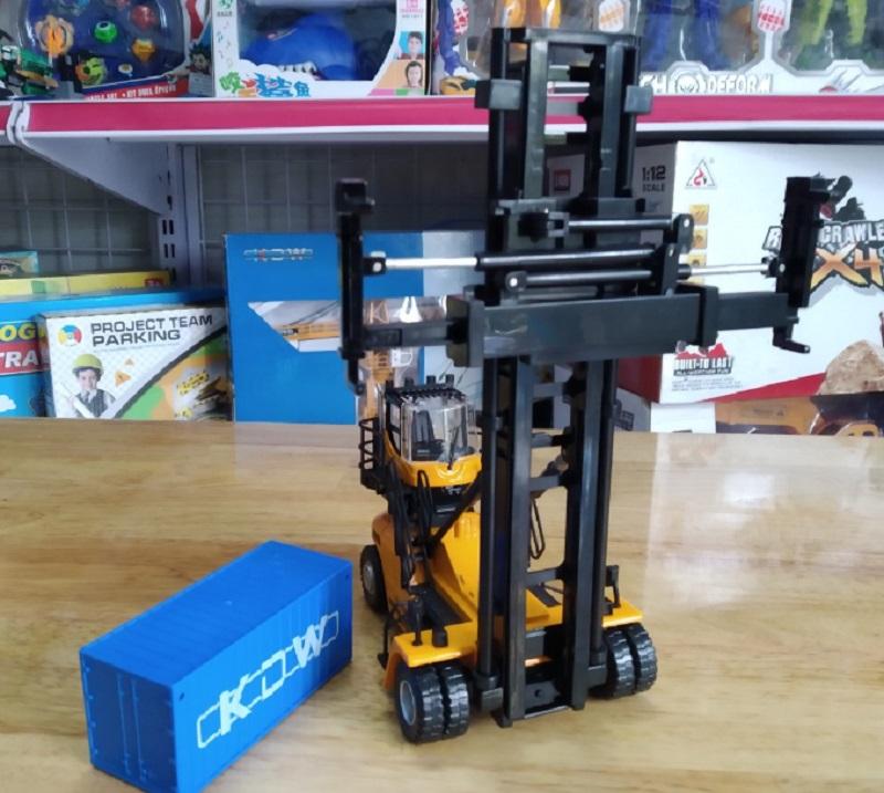 XE CÔNG TRÌNH MÔ HÌNH SẮT - XE NÂNG CONTAINER TỶ LỆ 1:50