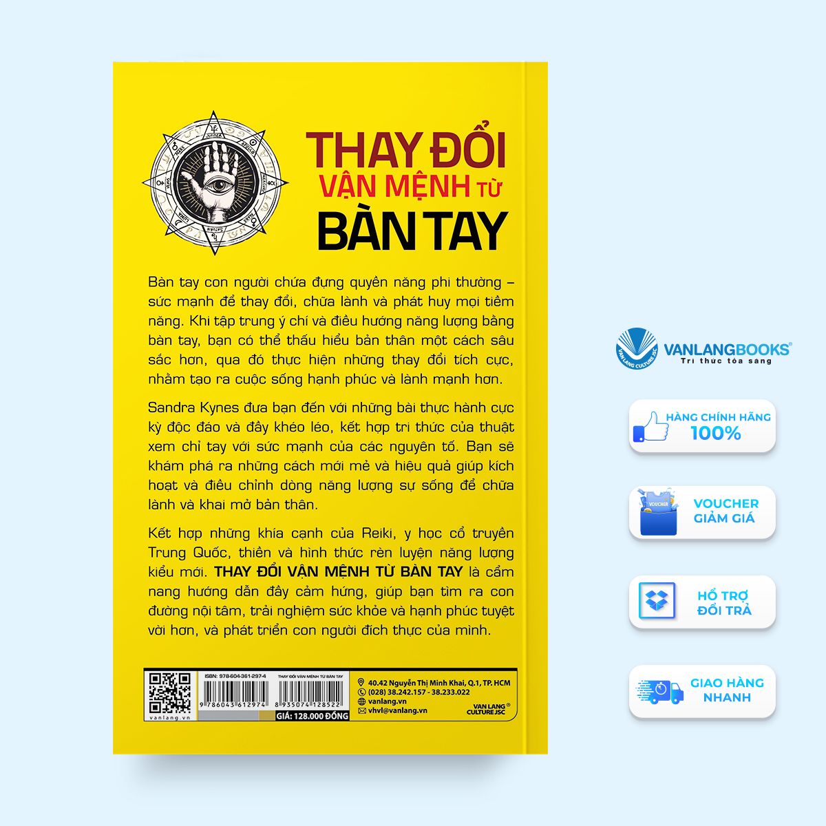 Sách - Thay Đổi Vận Mệnh Từ Bàn Tay-Vanlangbooks