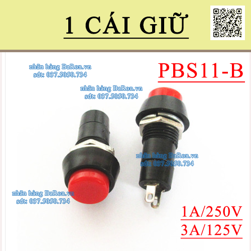 Nút nhấn GIỮ/NHẢ PBS11A/B làm nút ĐỀ xe