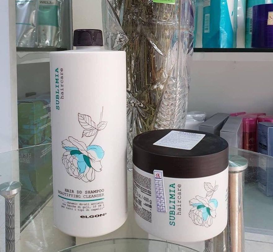 BỘ DẦU GỘI XẢ PHỤC HỒI TÓC HƯ TỔN DO NHUỘM TẨY ELGON SUBLIMIA 750ML/500ML