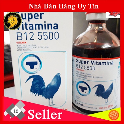 Combo 50ml Super Vitamin B12 5500 Hàng Chính Hảng Tornel Mexico
