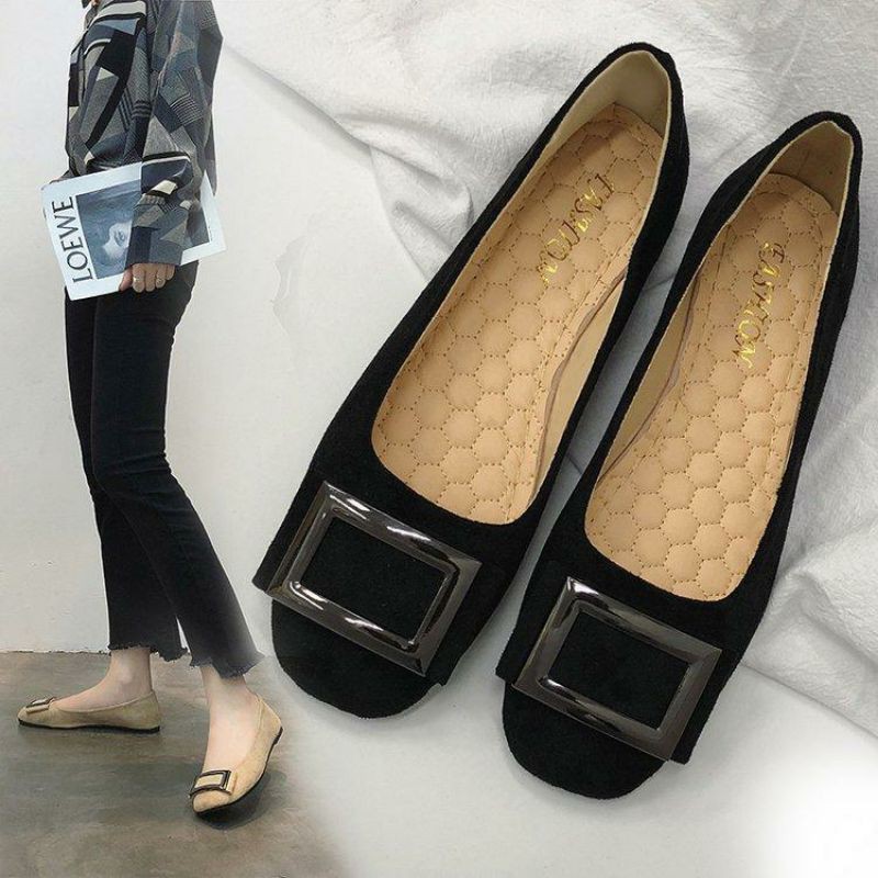 Giày Búp Bê Da Lộn Size Lớn ( 41 -44