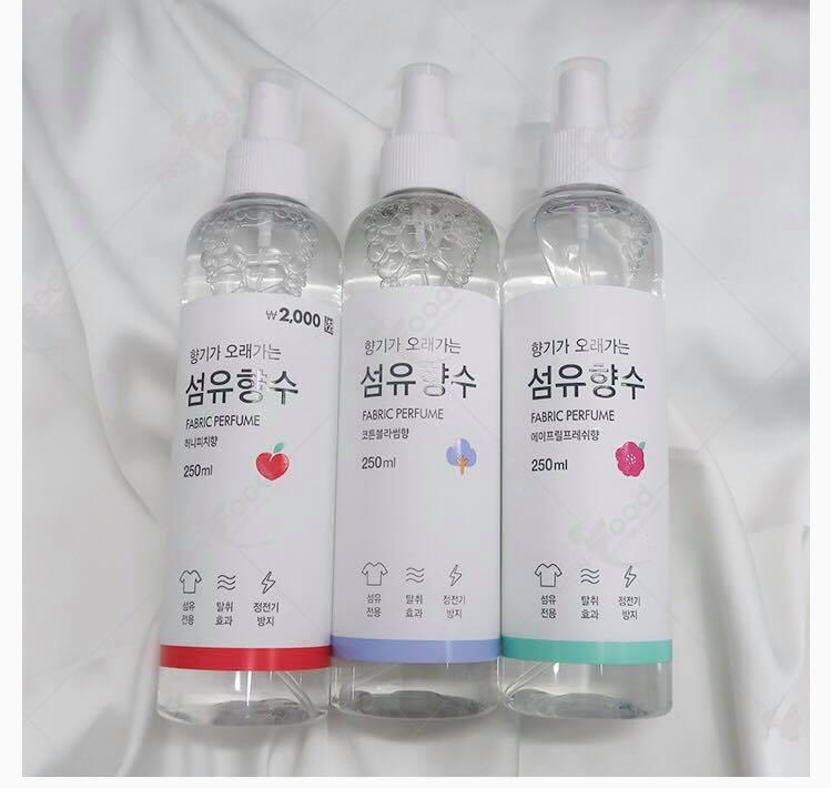 Nước xịt thơm quần áo, xịt thơm cơ thể Fabric Perfume 250ml