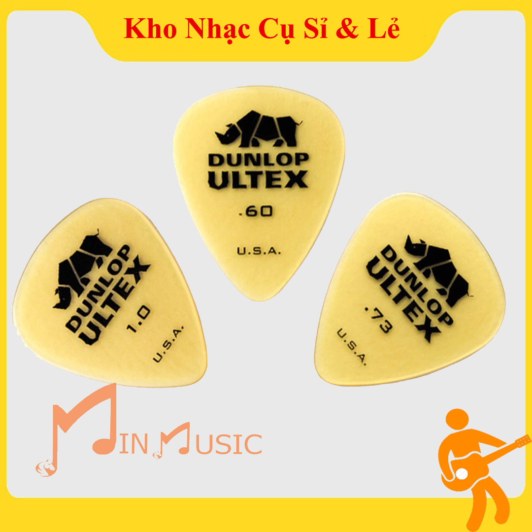 Set 3 Pick gảy Guitar Dunlop Ultex ngẫu nhiên